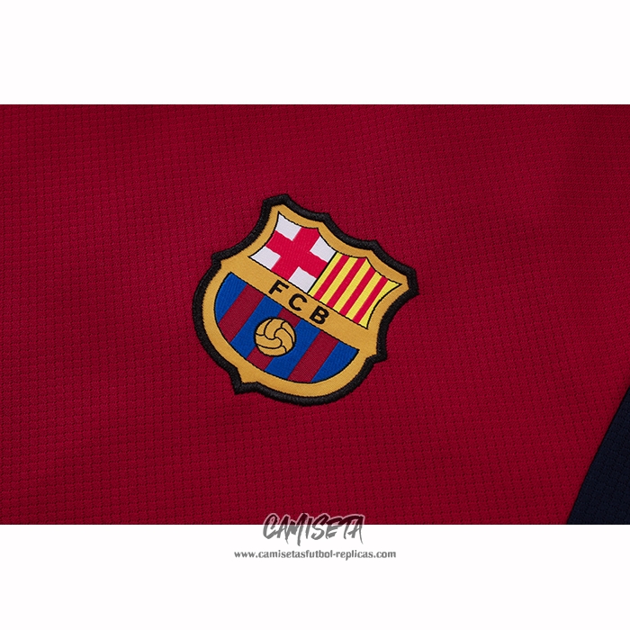 Chandal del Barcelona 2026-2027 Manga Corta Rojo - Pantalon Corto